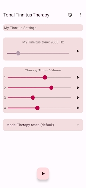 Tonal Tinnitus Therapy screenshots