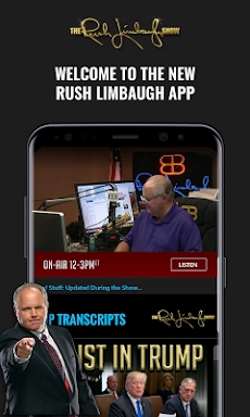 Rush Limbaugh screenshots