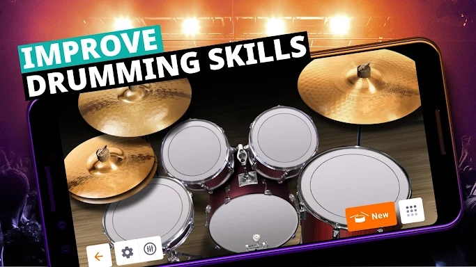Drum Kit Music Games Simulator screenshots