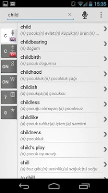 Free Dict Turkish English screenshots