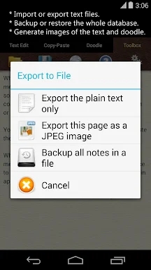 Just Notepad for Android screenshots