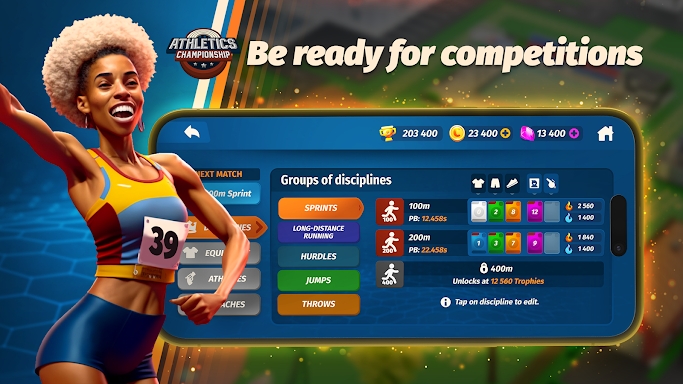 Athletics Championship screenshots