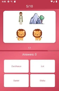 Bible Character Quiz screenshots