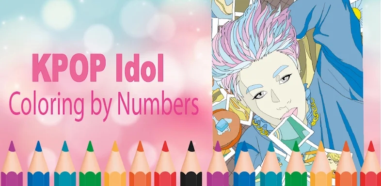 KPOP Idol Coloring by Numbers screenshots