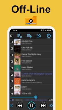 Folder Music Player screenshots