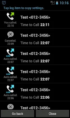 Auto Wake-up call screenshots