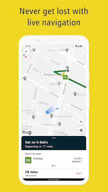 BVG Fahrinfo: Route planner screenshots