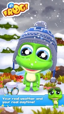 Hi Frog! - Free pet game app screenshots