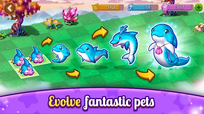 Fantastic Pets: Merge & Evolve screenshots