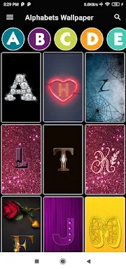Alphabet Letter Wallpaper HD screenshots