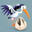 Stork Delivery 3D icon