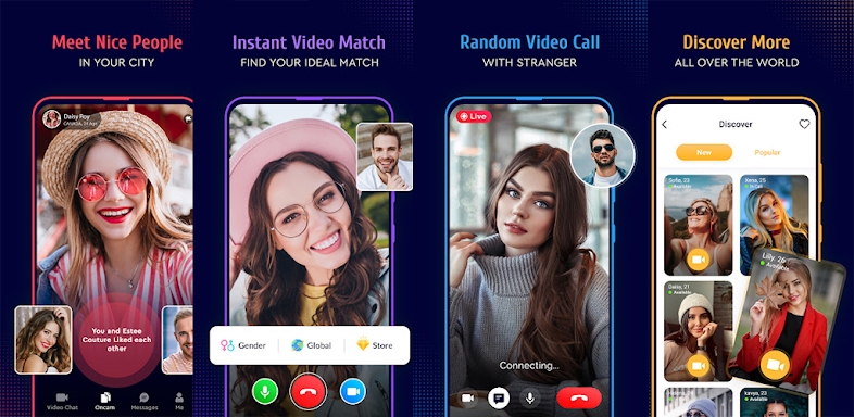 Global Video call Random Cally screenshots