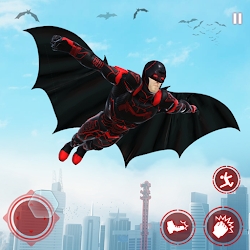 Bat Hero Spider Superhero Game