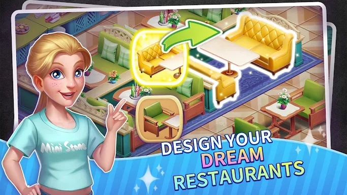 My Restaurant Empire-Deco Game screenshots