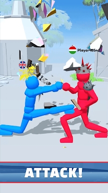 Fight Pose - Stickman Clash screenshots