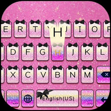 Pink Glitter Emoji Keyboard screenshots
