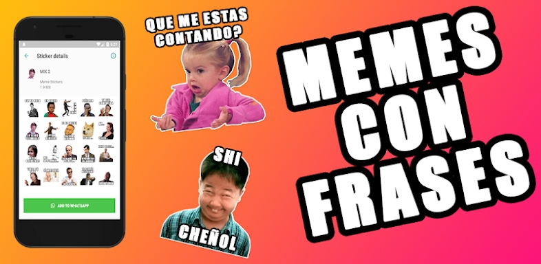 WASticker - Memes con Frases screenshots