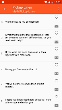 Pickup Lines Flirt Messages screenshots