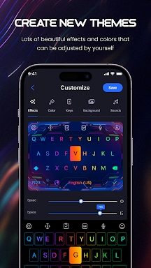 LED Keyboard: Colorful Backlit screenshots