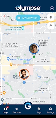 Glympse - Share GPS location screenshots
