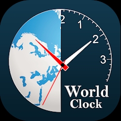 World clock and all countries time zones