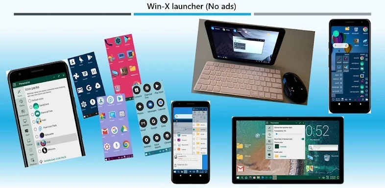 Win-X Launcher screenshots