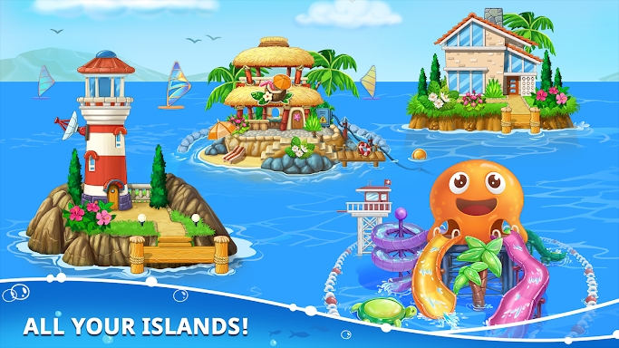 Island building! Build a house screenshots