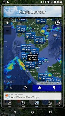 World Weather Clock Widget screenshots
