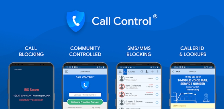 Call Control. Call Blocker screenshots
