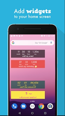 Countdown Widget screenshots