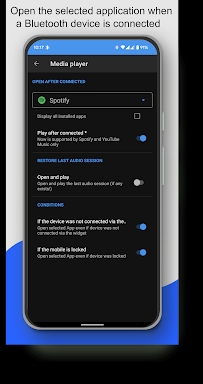 Bluetooth Audio Connect Widget screenshots