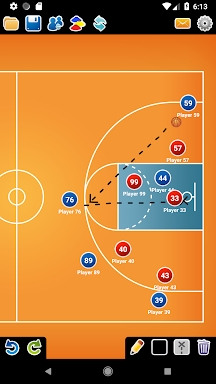 Coach Tactic Board: Basketball screenshots
