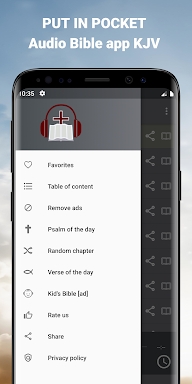 Offline Audio Bible KJV App screenshots