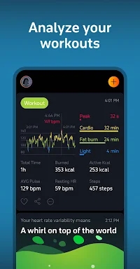 Welltory: Heart Rate Monitor screenshots