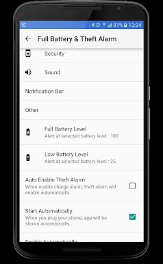 Full Battery & Theft Alarm screenshots