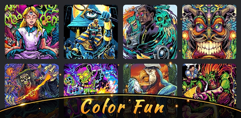 Color Fun Paint by Number Game screenshots
