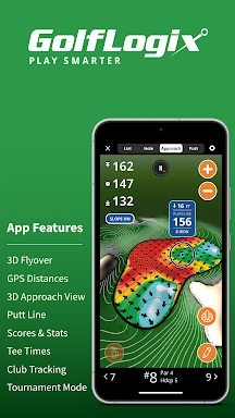 GolfLogix Golf GPS + 3D Putts screenshots