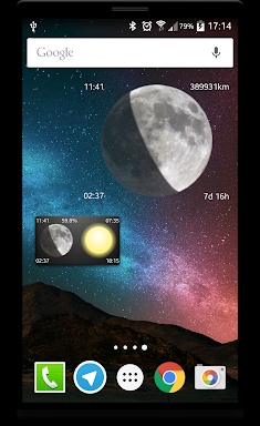 Lunafaqt sun and moon info screenshots