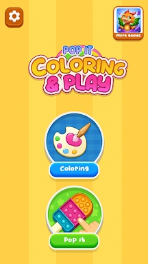 Glitter Pop It Coloring Game screenshots