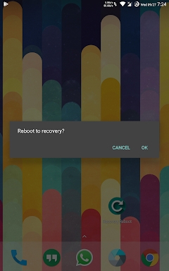 Recovery Reboot screenshots