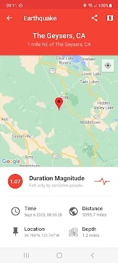 My Earthquake Alerts - Map screenshots