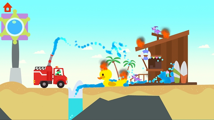 Dinosaur Fire Truck: for kids screenshots