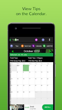 TipSee Tip Tracker App screenshots