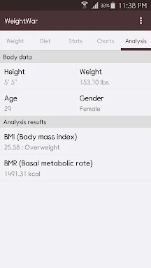 WeightWar - Weight Tracker screenshots