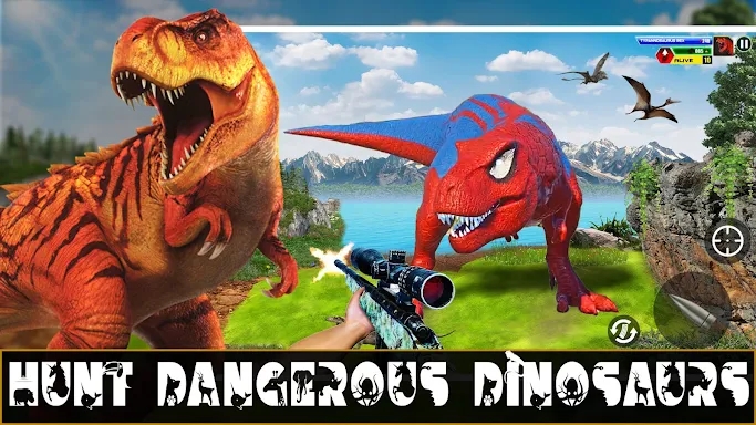 Safari Dino Hunting Gun Games screenshots