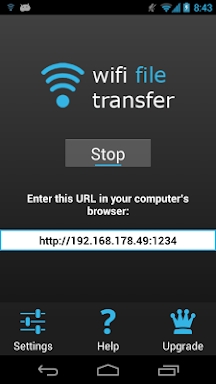 WiFi File Transfer screenshots