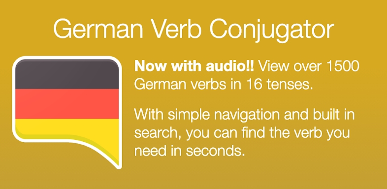 German Verb Conjugator screenshots