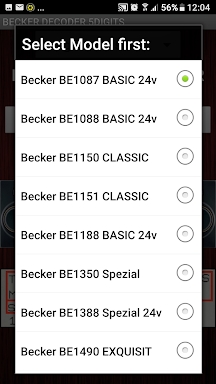 Becker 5Digit Radio Code screenshots