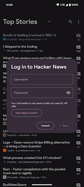 Harmonic for Hacker News screenshots