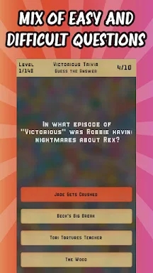 Victorious Trivia Quiz screenshots